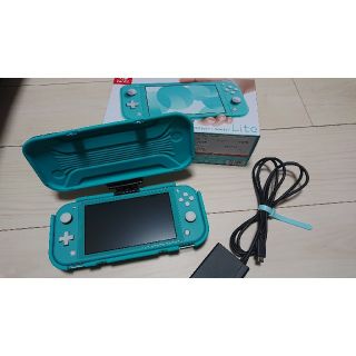 ニンテンドウ(任天堂)のNintendo Switch Lite(ターコイズ) ※中古 (携帯用ゲーム機本体)