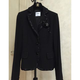 モスキーノ(MOSCHINO)のモスキーノ 黒ジャケット(テーラードジャケット)