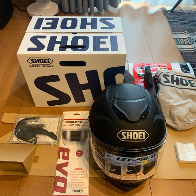 限定W特典付属 SHOEI GT-AIR 2 XL size マッドブラック XLサイズ