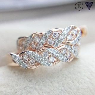 合計 0.16ct アーガイル ピンク ダイヤモンド K14 ピアス(リング(指輪))