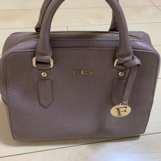 フルラ(Furla)のFURLA グレージュ　ボストンバッグ(ボストンバッグ)