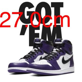 ナイキ(NIKE)のNike JORDAN 1 RETRO HIGH OG COURT PURPLE(スニーカー)