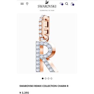 スワロフスキー(SWAROVSKI)のSWAROVSKI イニシャル R(その他)