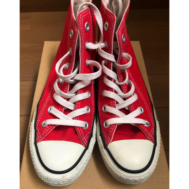 CONVERSE - コンバースオールスターハイカット赤23センチの通販 by PEE｜コンバースならラクマ