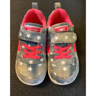 ヴァンズ(VANS)のVANS デニム×スター⭐︎キッズ17㎝(スニーカー)