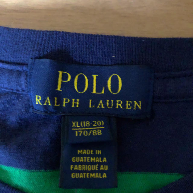 POLO RALPH LAUREN(ポロラルフローレン)の新品 タグ付き RALPH LAUREN ラルフローレン長袖Tシャツ 170cm キッズ/ベビー/マタニティのキッズ服男の子用(90cm~)(その他)の商品写真