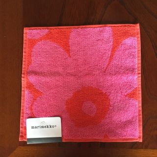 マリメッコ(marimekko)の新品未使用 マリメッコ marimekko  ハンドタオル(ハンカチ)