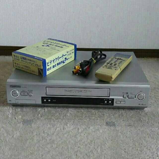 中古 三菱 VHSビデオカセットレコーダー ビデオデッキ HV-BH500 中古 三菱 VHSビデオカセットレコーダー ビデオデッキ HV-BH500