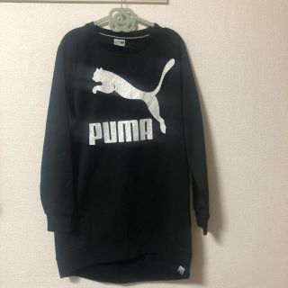 プーマ(PUMA)のPUMA トレーナーワンピース プーマ Mサイズ (ひざ丈ワンピース)