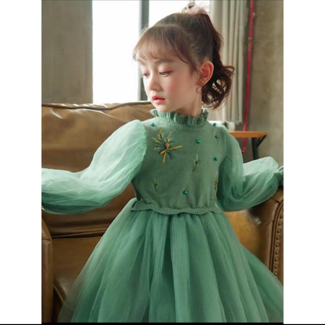 新品ワンピース150サイズ キッズ/ベビー/マタニティのキッズ服女の子用(90cm~)(ワンピース)の商品写真