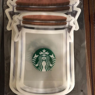 スターバックスコーヒー(Starbucks Coffee)のスターバックス　ジッパーバック6枚セット(収納/キッチン雑貨)
