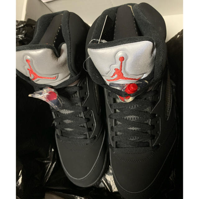 NIKE(ナイキ)のAIR JORDAN5 RETRO OG 28cm エア ジョーダン 黒銀 メンズの靴/シューズ(スニーカー)の商品写真