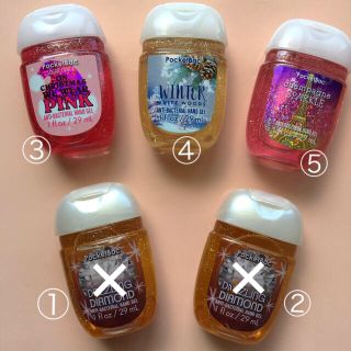 バスアンドボディーワークス(Bath & Body Works)のたまご団長様 専用 Bath&BodyWorks ラメ入り 香り付きジェル 3個(ハンドクリーム)