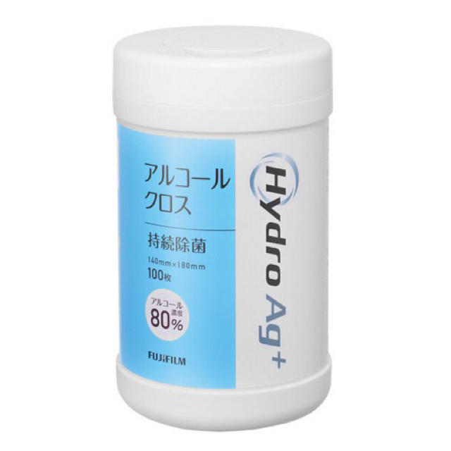 はら様専用です。アルコール80%クロス　(100枚入）2袋　ボトル1個 インテリア/住まい/日用品の日用品/生活雑貨/旅行(日用品/生活雑貨)の商品写真