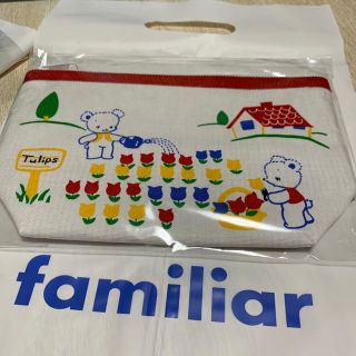 ファミリア(familiar)のファミリア familia 70周年 限定 ポーチ 白(その他)