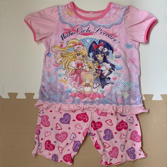 BANDAI(バンダイ)のプリキュア  半袖　光るパジャマ　100センチ キッズ/ベビー/マタニティのキッズ服女の子用(90cm~)(パジャマ)の商品写真