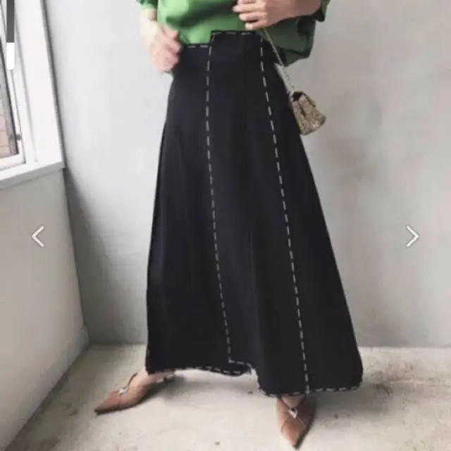 Ameri Vintage  ステッチパネルスカートロングスカート