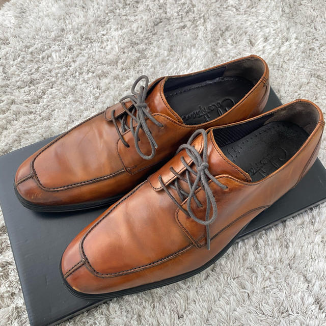 Cole Haan(コールハーン)のコールハーン NIKEコラボ ビジネスシューズ 革靴ブラウン COLE HAAN メンズの靴/シューズ(ドレス/ビジネス)の商品写真