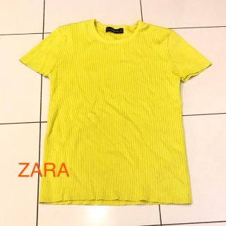 ザラ(ZARA)のZARA トップス 半袖 サイズM 美品(カットソー(半袖/袖なし))