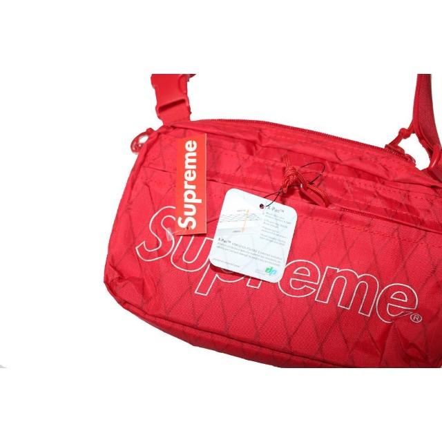 安い購入 Supreme - FW18 SUPREME SHOULDER BAG RED ショルダーバッグ