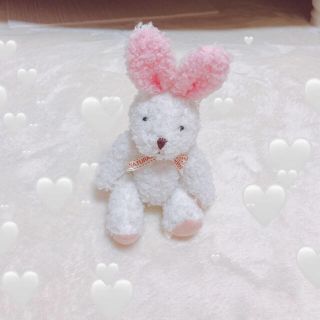 𓊆 うさぎ🐰ぬいぐるみnatural herbピンクのしっぽ♡ 𓊇 (ぬいぐるみ)