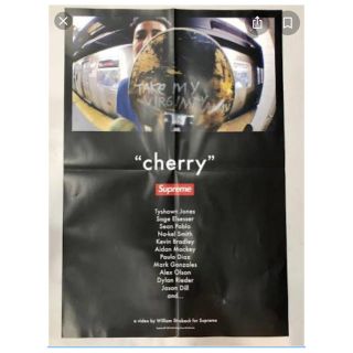 シュプリーム(Supreme)のsupreme  “cherry"ポスター　激レア！(ポスター)