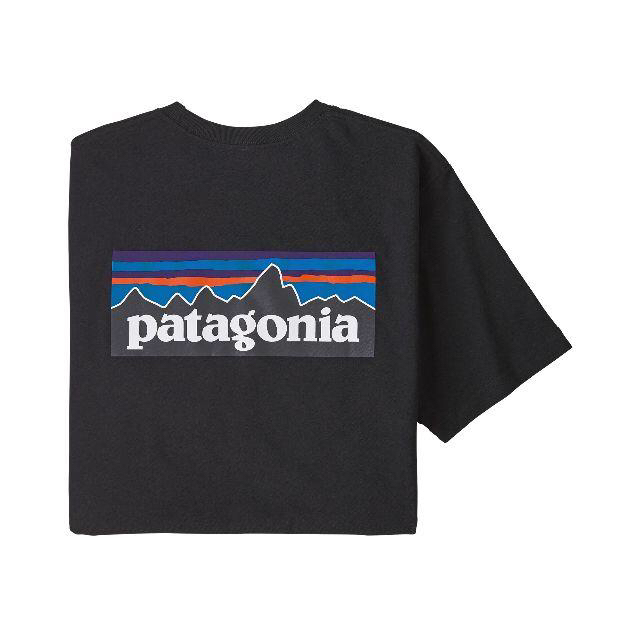 パタゴニア P-6ロゴ ポケット Black BLK　 Lサイズ