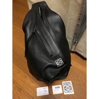 LOEWE - 極美品 ロエベ アントン バックパック ブラックの通販 by