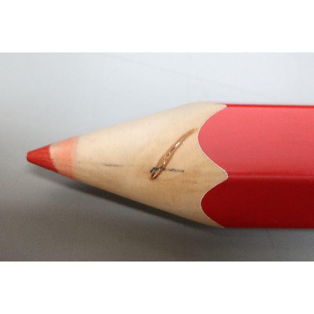 特大鉛筆 黒 と 赤 2本セット キッズ/ベビー/マタニティのおもちゃ(知育玩具)の商品写真