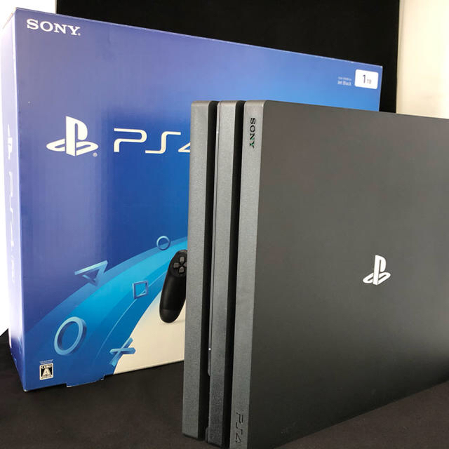 PlayStation4 Pro 1TB 本体 純正スタンド付き - 家庭用ゲーム機本体