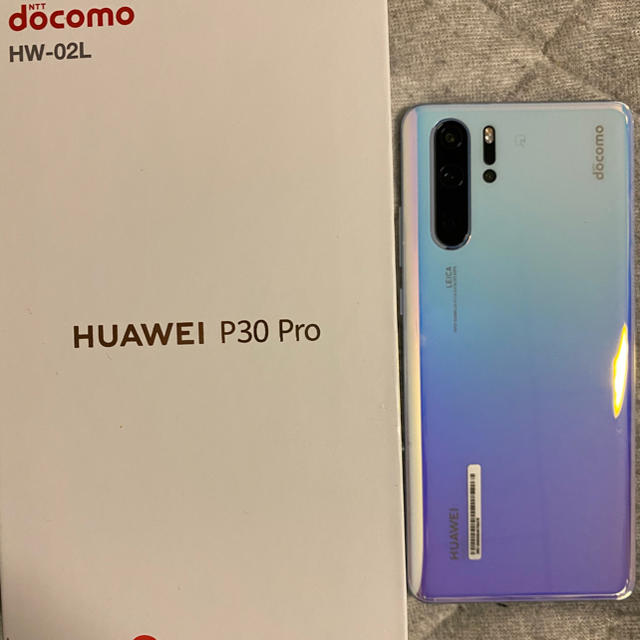 超人気の NTTdocomo - P30 pro HW-02L simロック解除済み ...