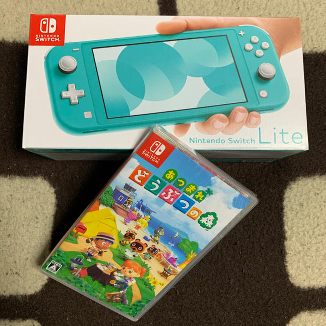 Nintendo Switch　Lite　ターコイズ　あつまれどうぶつの森　セッ