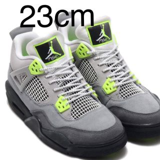 ナイキ(NIKE)のNIKE AIR JORDAN 4 neon le 23cm(スニーカー)