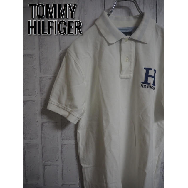 TOMMY HILFIGER - TOMMY HILFIGER トミーヒルフィガー ポロシャツ ワンポイント刺繍 の通販 by アパレル