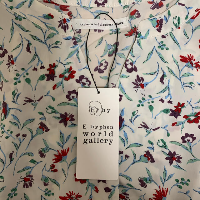 E hyphen world gallery(イーハイフンワールドギャラリー)の花柄ワンピース レディースのワンピース(ひざ丈ワンピース)の商品写真