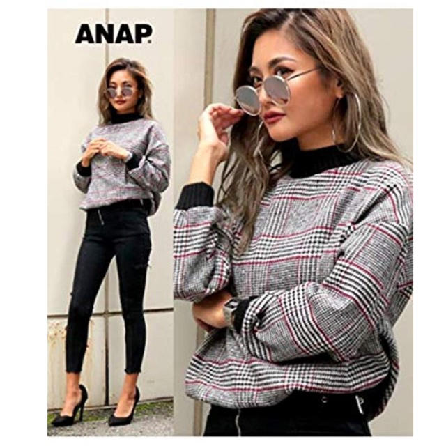 ANAP(アナップ)のANAP ハイネックトレーナー レディースのトップス(トレーナー/スウェット)の商品写真