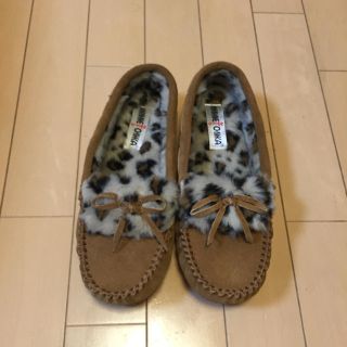 ミネトンカ(Minnetonka)のＭＩＮＮＥＴＯＮＫＡ ボアスリッポン(スリッポン/モカシン)