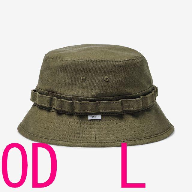 ハット【黒/M】JUNGLE /HAT. COTTON. SATIN - ハット