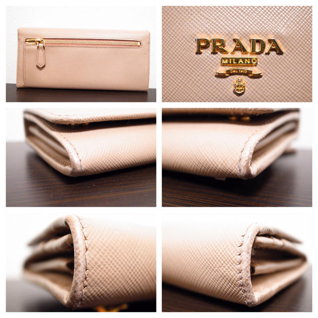 PRADA(プラダ)の美品♡プラダ 長財布 サフィアーノ 小物 レディースのファッション小物(財布)の商品写真