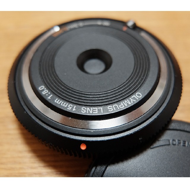 OLYMPUS(オリンパス)のオリンパス キャップレンズ BCL-1580 15mm F8.0 中古良品クラス スマホ/家電/カメラのカメラ(レンズ(単焦点))の商品写真