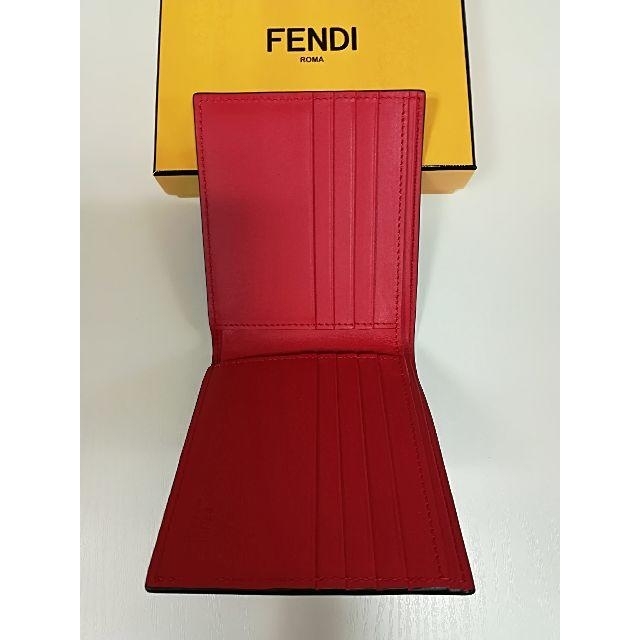 FENDI フェンディ 2つ折り財布 バッグバグズ モンスターアイ 正規品 新品 メンズのファッション小物(折り財布)の商品写真