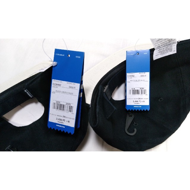 adidas(アディダス)の新品  adidas originals キャップ ×2 黒シュムー メンズの帽子(キャップ)の商品写真