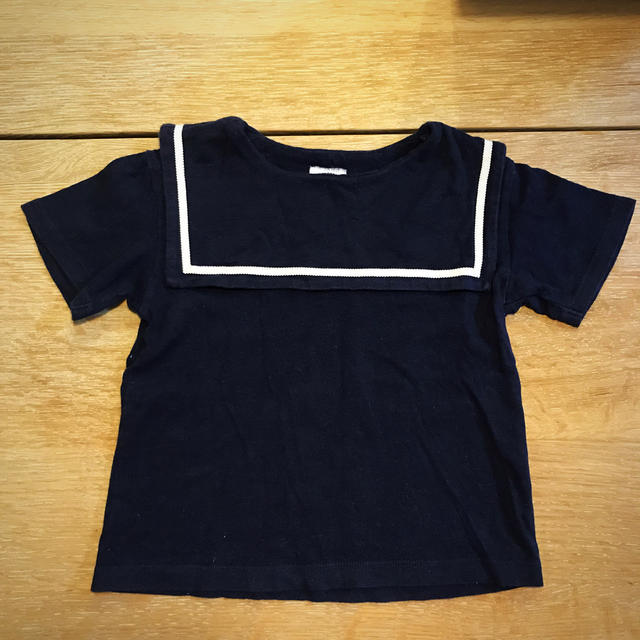 MARKEY'S(マーキーズ)のOcean & ground マーキーズ  セーラーカラー　半袖Tシャツ　100 キッズ/ベビー/マタニティのキッズ服女の子用(90cm~)(Tシャツ/カットソー)の商品写真