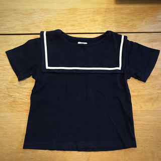 マーキーズ(MARKEY'S)のOcean & ground マーキーズ  セーラーカラー　半袖Tシャツ　100(Tシャツ/カットソー)
