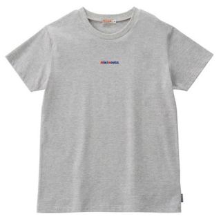 ミキハウス(mikihouse)のミキハウス ロゴ 半袖 Tシャツ 大人用 グレー mikihouse メンズ(Tシャツ(半袖/袖なし))