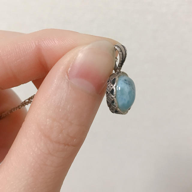 ターコイズ石のネックレス💎💕(特別値下げ) レディースのアクセサリー(ネックレス)の商品写真