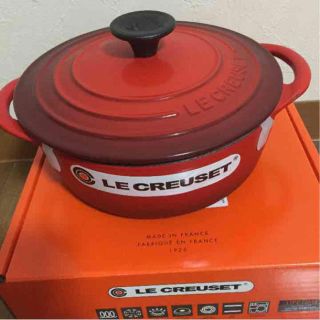 ルクルーゼ(LE CREUSET)の新品♡ルクルーゼココットロンド18㎝(鍋/フライパン)