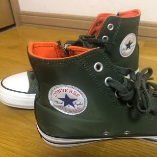 コンバース(CONVERSE)のコンバースオールスターハイカットMA-1 オリーブ(27)(スニーカー)