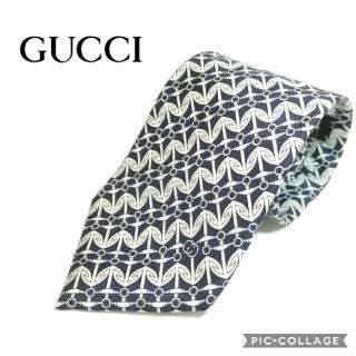 グッチ(Gucci)の【未使用・極美品】グッチ イタリア製 ネクタイ GGロゴ 434(ネクタイ)