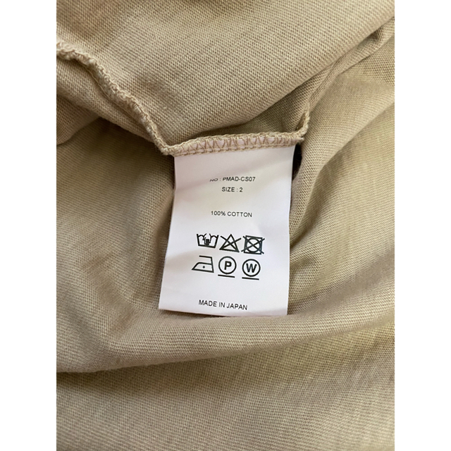 PHIGVEL(フィグベル)のPHIGVEL(フィグベル) Tシャツ SAND サイズ38(2) メンズのトップス(Tシャツ/カットソー(半袖/袖なし))の商品写真